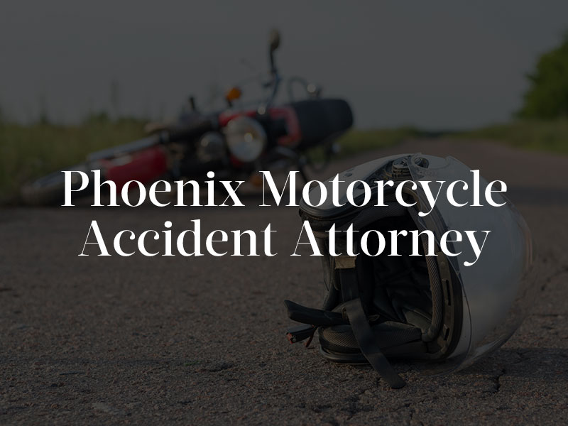 Motorcycle accident in Phoenix